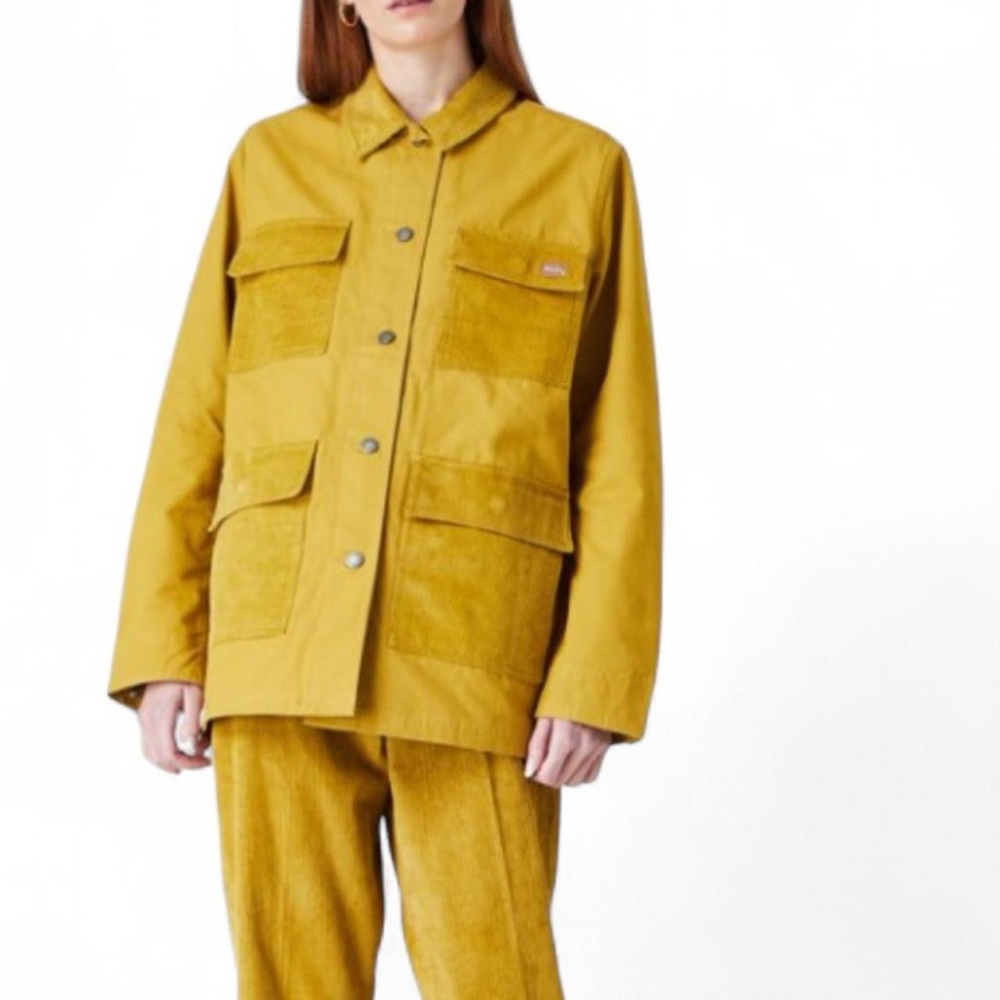 Dickies yellow workwear jacket / chore coat / barn coat / street wear